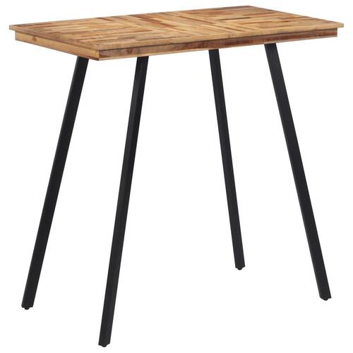 Barbord 110x55x105 cm massivt teaktræ