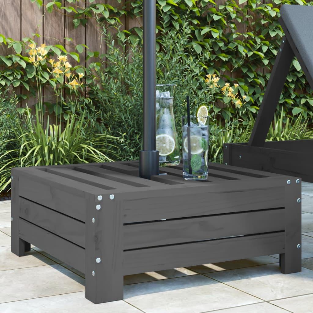 Skjuler Til Parasolfod Massivt Douglasgran - Grå