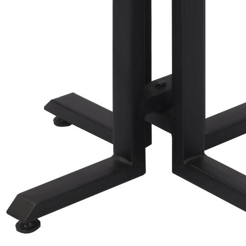 Sofabord 55x55x40 cm massivt genbrugsteak