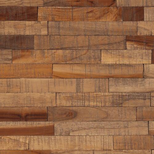 Sofabord 55x55x40 cm massivt genbrugsteak