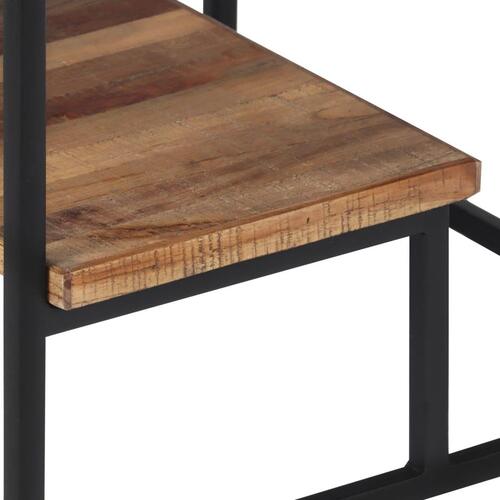 Sidebord 50x50x50 cm massivt genbrugsteak