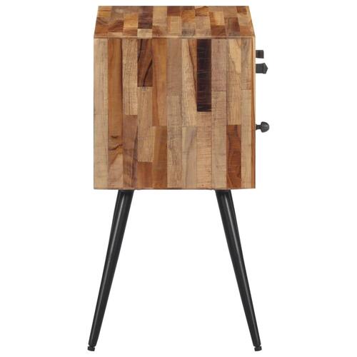Sengebord 47x31,5x60 cm massivt teaktræ