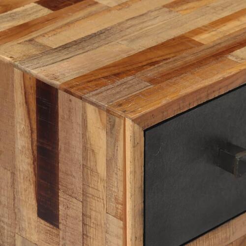 Sengebord 47x31,5x60 cm massivt teaktræ