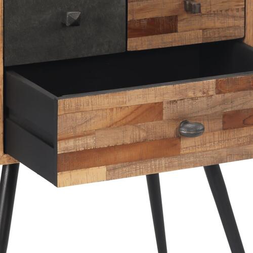 Sengebord 47x31,5x60 cm massivt teaktræ