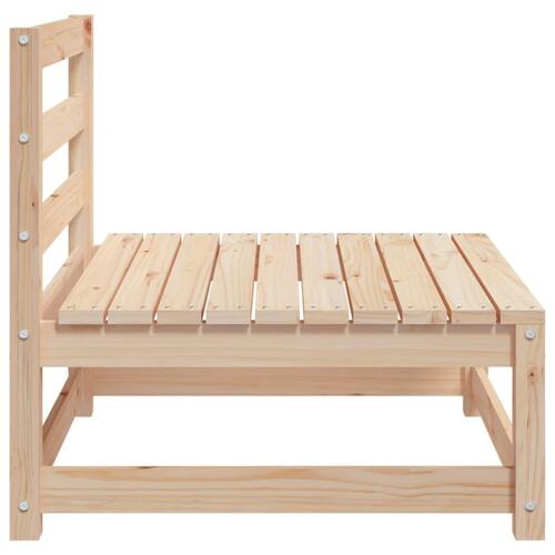 Sofamoduler 3 stk 70x70x67 cm uden armlæn massivt fyr