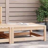 Haveskammel 70x70x30 cm massivt fyrretræ