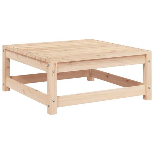 Haveskammel 70x70x30 cm massivt fyrretræ
