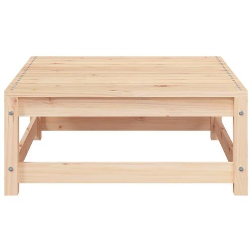 Haveskammel 70x70x30 cm massivt fyrretræ