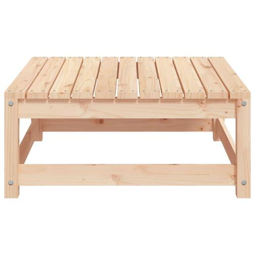 Haveskammel 70x70x30 cm massivt fyrretræ