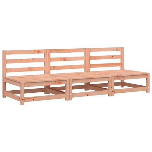 Sofamoduler 3 stk. 70x70x67 cm uden armlæn massivt douglasgran