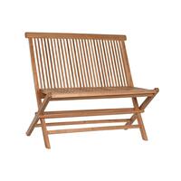 Bænk Home ESPRIT Brun Natur 100 x 45 x 90 cm