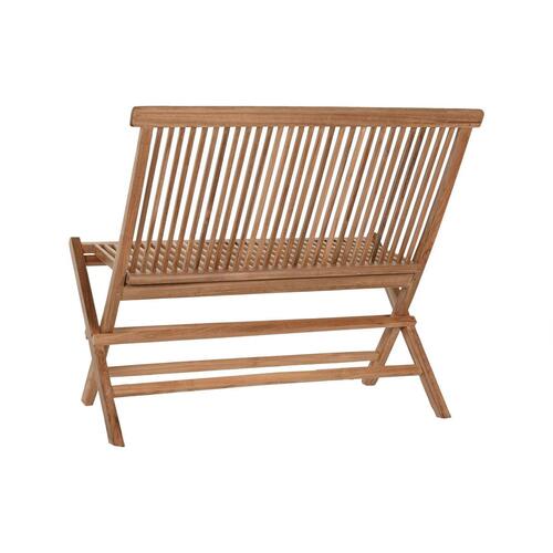 Bænk Home ESPRIT Brun Natur 100 x 45 x 90 cm