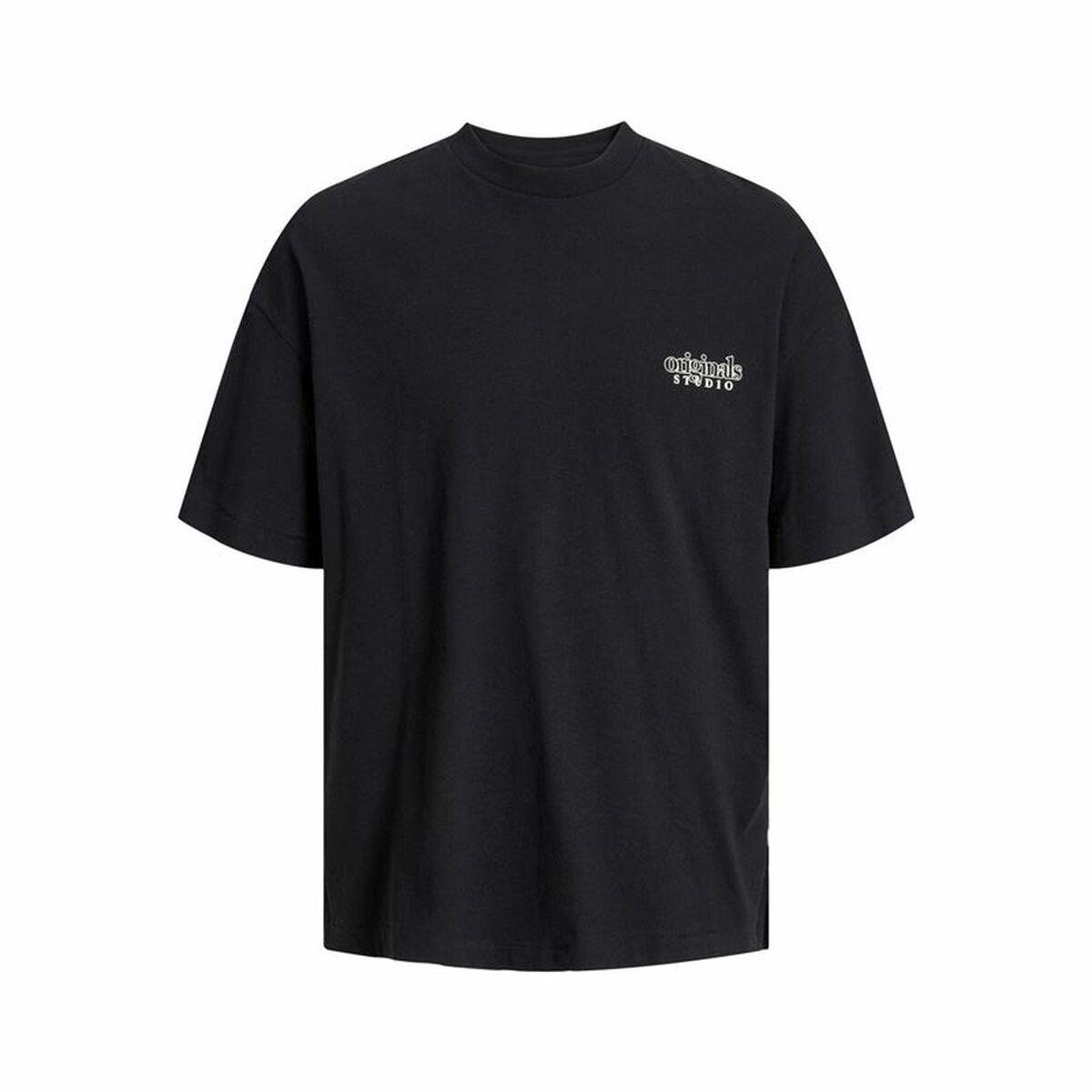 Kortærmet T-shirt til Mænd Jack & Jones bari Back Sort Mænd XL