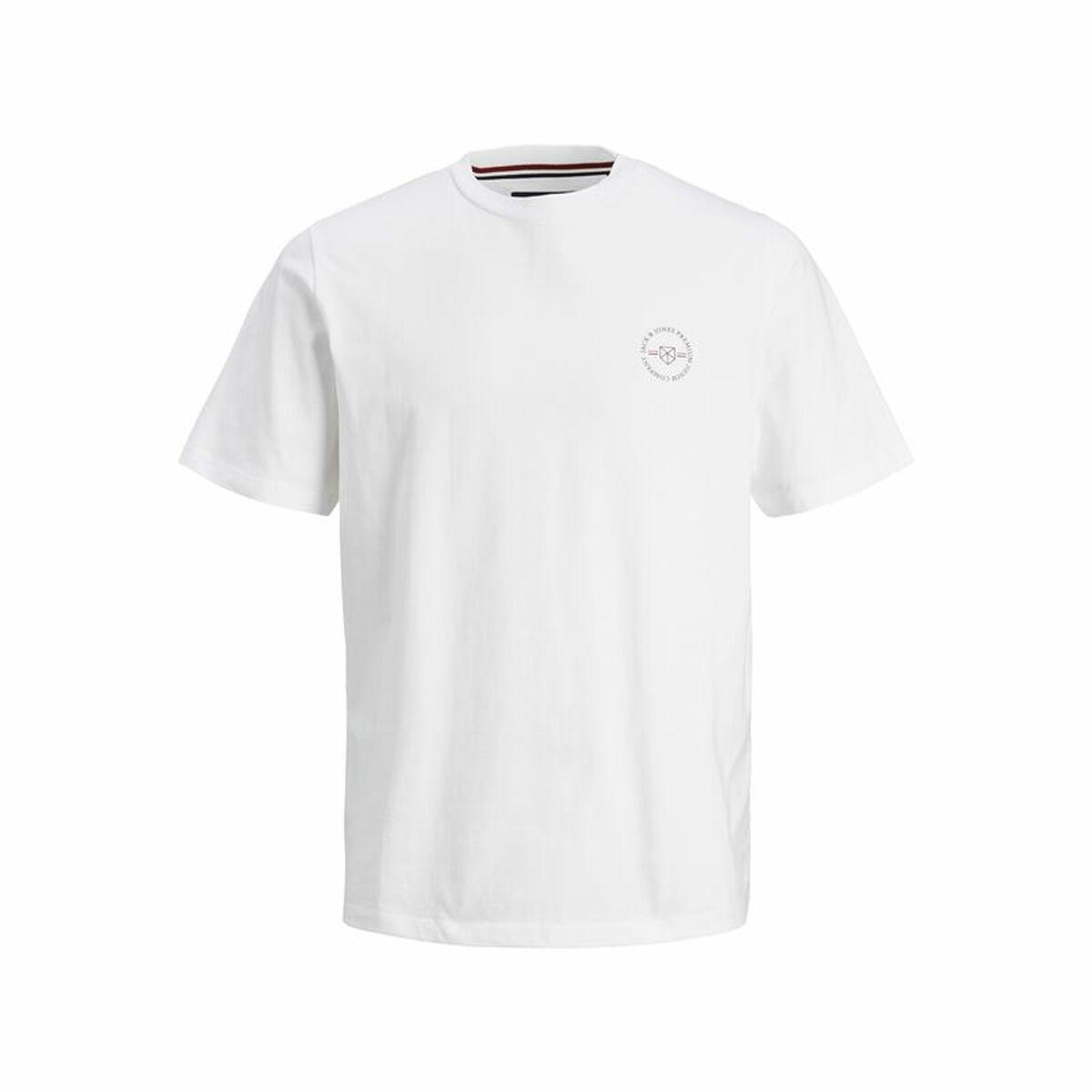 Kortærmet T-shirt til Mænd Jack & Jones lushield Hvid Mænd M