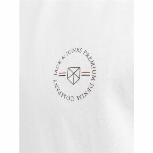 Kortærmet T-shirt til Mænd Jack & Jones lushield Hvid Mænd XL