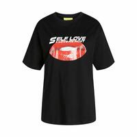 Kortærmet T-shirt til Mænd Jack & Jones Jxkora Loose Sort Dame M