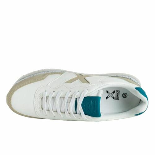Kvinde Casual Sneakers Munich Dash Sky 13 Hvid Beige 37