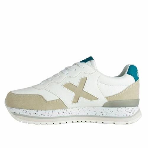 Kvinde Casual Sneakers Munich Dash Sky 13 Hvid Beige 37
