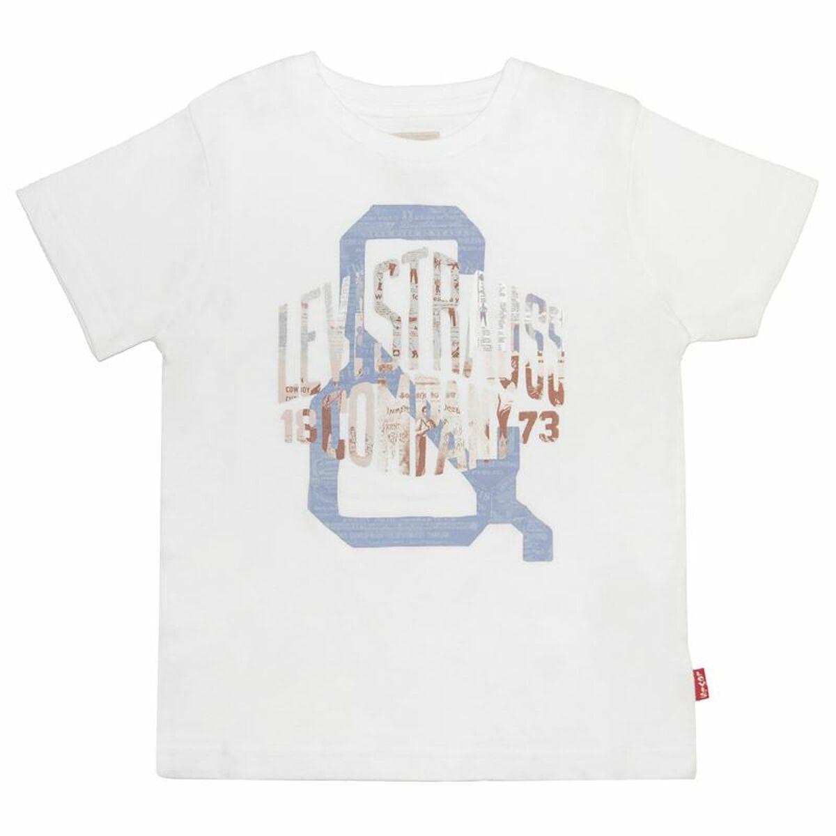 Børne Kortærmet T-shirt Levi's Hvid 4 år
