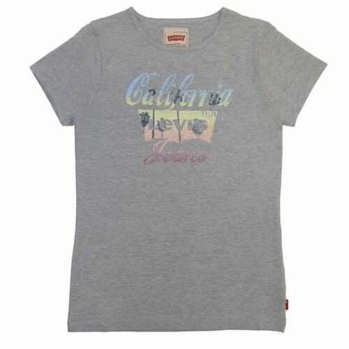 Børne Kortærmet T-shirt Levi's TSCalifornia Grå 10 år