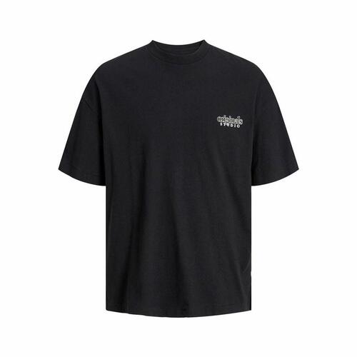 Kortærmet T-shirt til Mænd Jack & Jones bari Back Sort Mænd 2XL