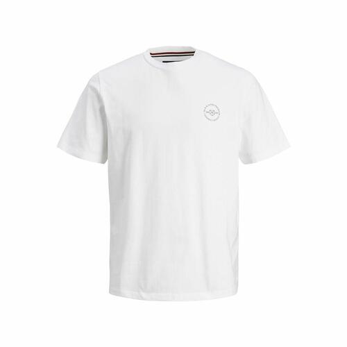 Kortærmet T-shirt til Mænd Jack & Jones lushield Hvid Mænd 2XL