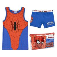 Nattøj Børns Spider-Man Rød Blå 6 år