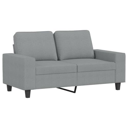 2 personers sofa stof lysegrå
