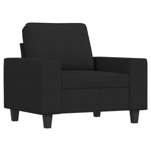 3 personers sofa stof sort