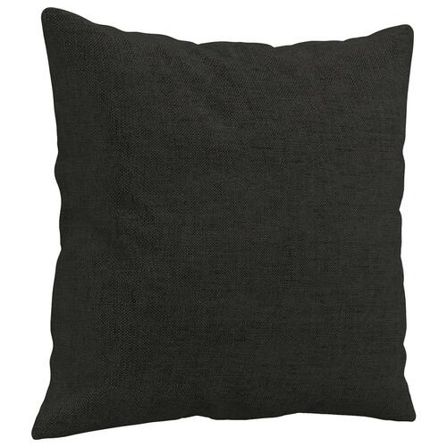 2 personers sofa med puder stof sort