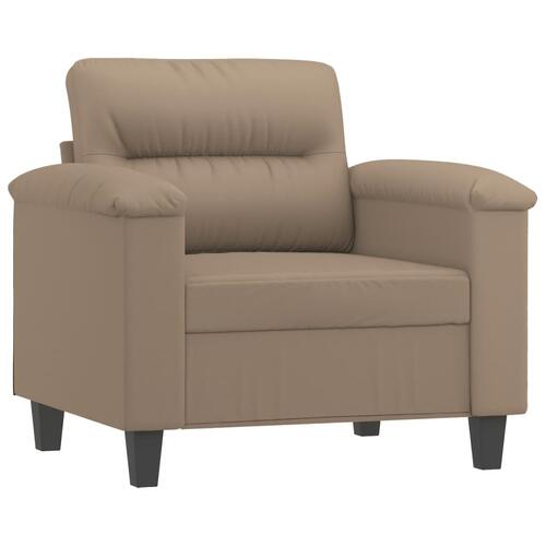 Lænestol 60 cm kunstlæder Cappuccino
