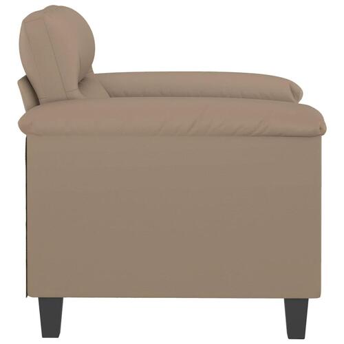 Lænestol 60 cm kunstlæder Cappuccino