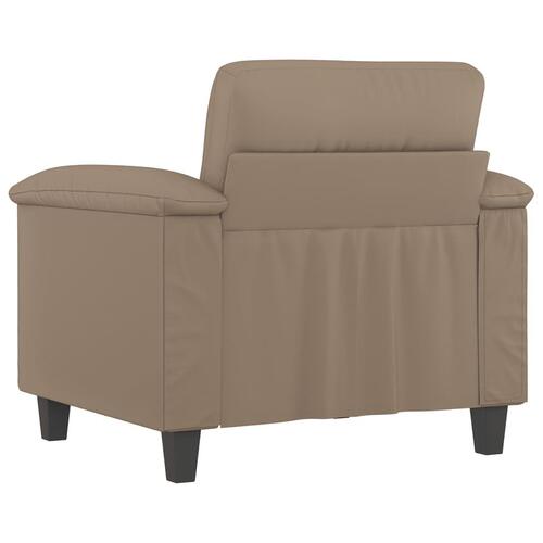 Lænestol 60 cm kunstlæder Cappuccino