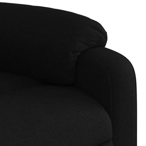 Elektrisk massagestol med løftefunktion stof sort