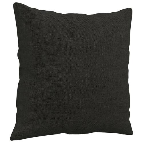 3 personers sofa med puder stof sort