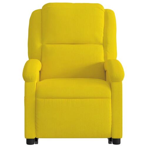 Løftestol velour gul