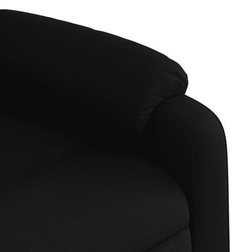 Elektrisk massagestol med løftefunktion stof sort