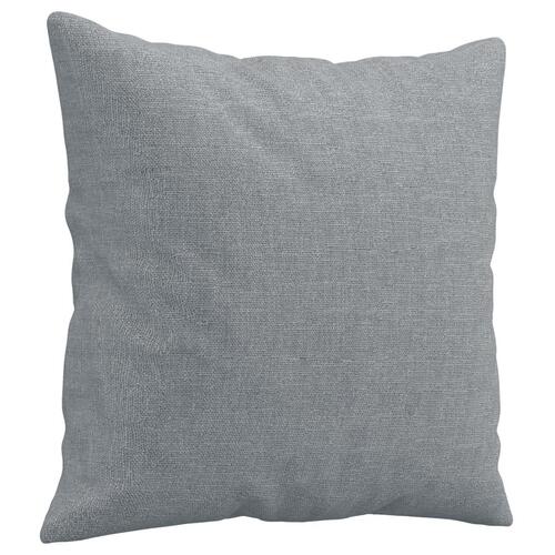 2 personers sofa med puder stof lysegrå