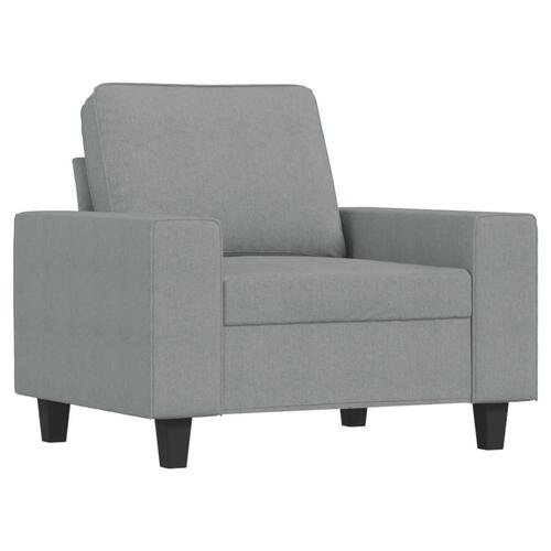 3 personers sofa stof lysegrå
