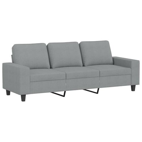 3 personers sofa stof lysegrå