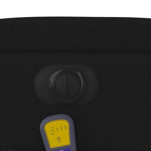 Elektrisk massagestol med løftefunktion stof sort