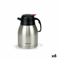 Termokande ThermoSport Knap Rustfrit stål 1,5 L (6 enheder)