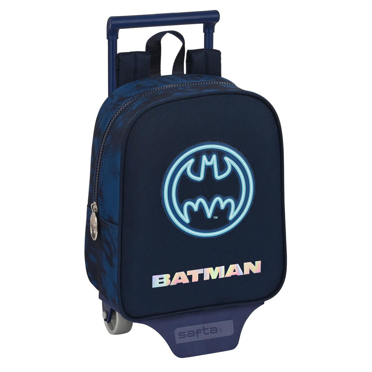 Rygsæk med hjul Batman Legendary - marineblå 22 × 27 × 10 cm billede