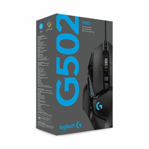 Mus Logitech G502 Hero 600 dpi
