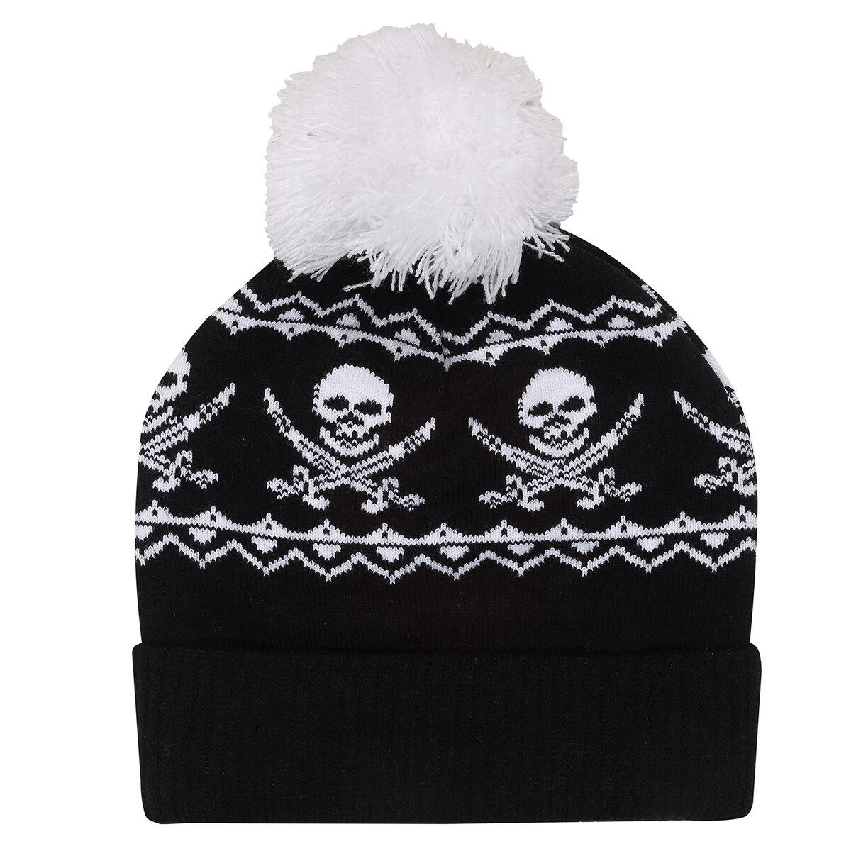 The Goonies Crossbones Snow Beanie - sort unisex hue (akryl, onesize) billede