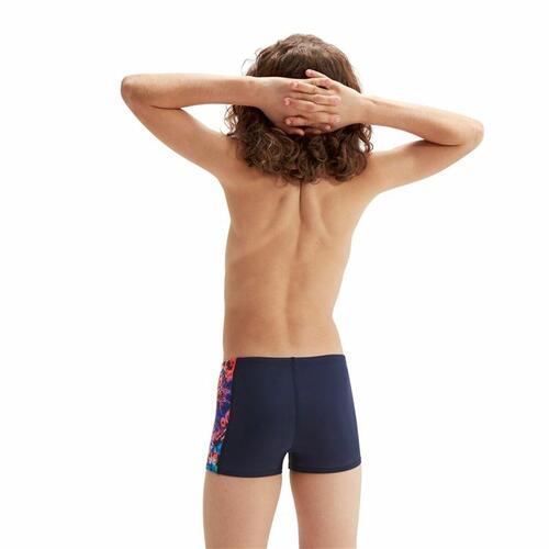 Badetøj til Børn Speedo Allover Panel Sort 15-16 år