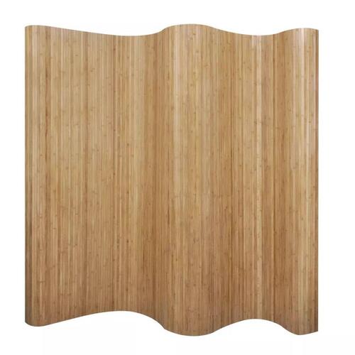 Rumdeler 250x165 cm bambus naturfarvet