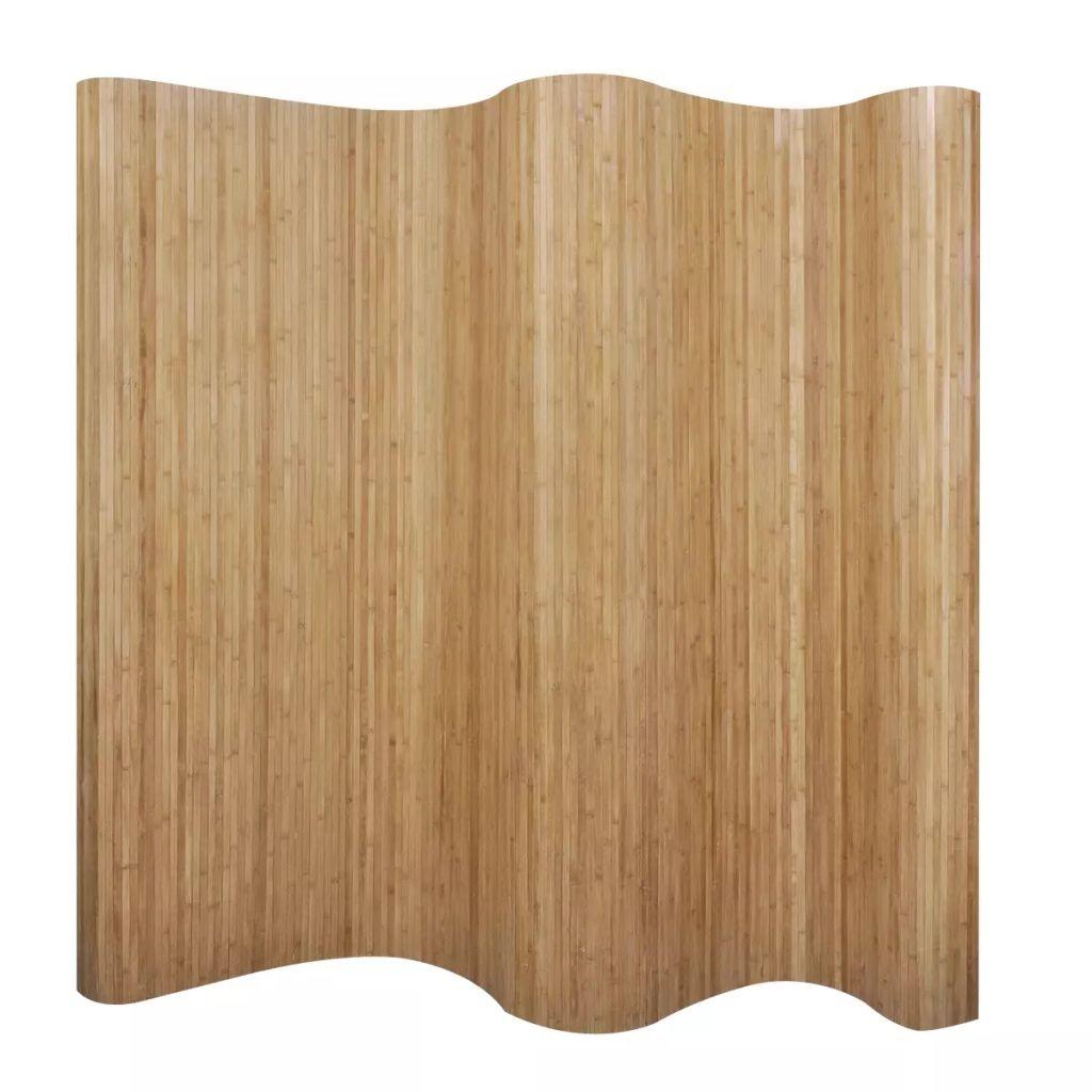 Rumdeler 250x165 cm bambus naturfarvet