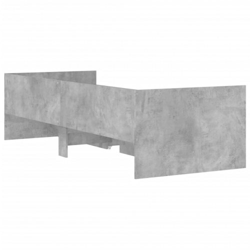 Sengeramme med skuffer 100x200 cm - betongrå