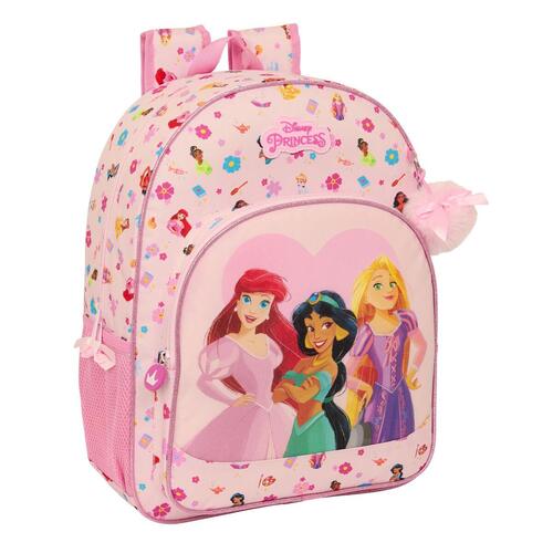 Skoletaske Disney Princess Summer adventures Pink 33 x 42 x 14 cm